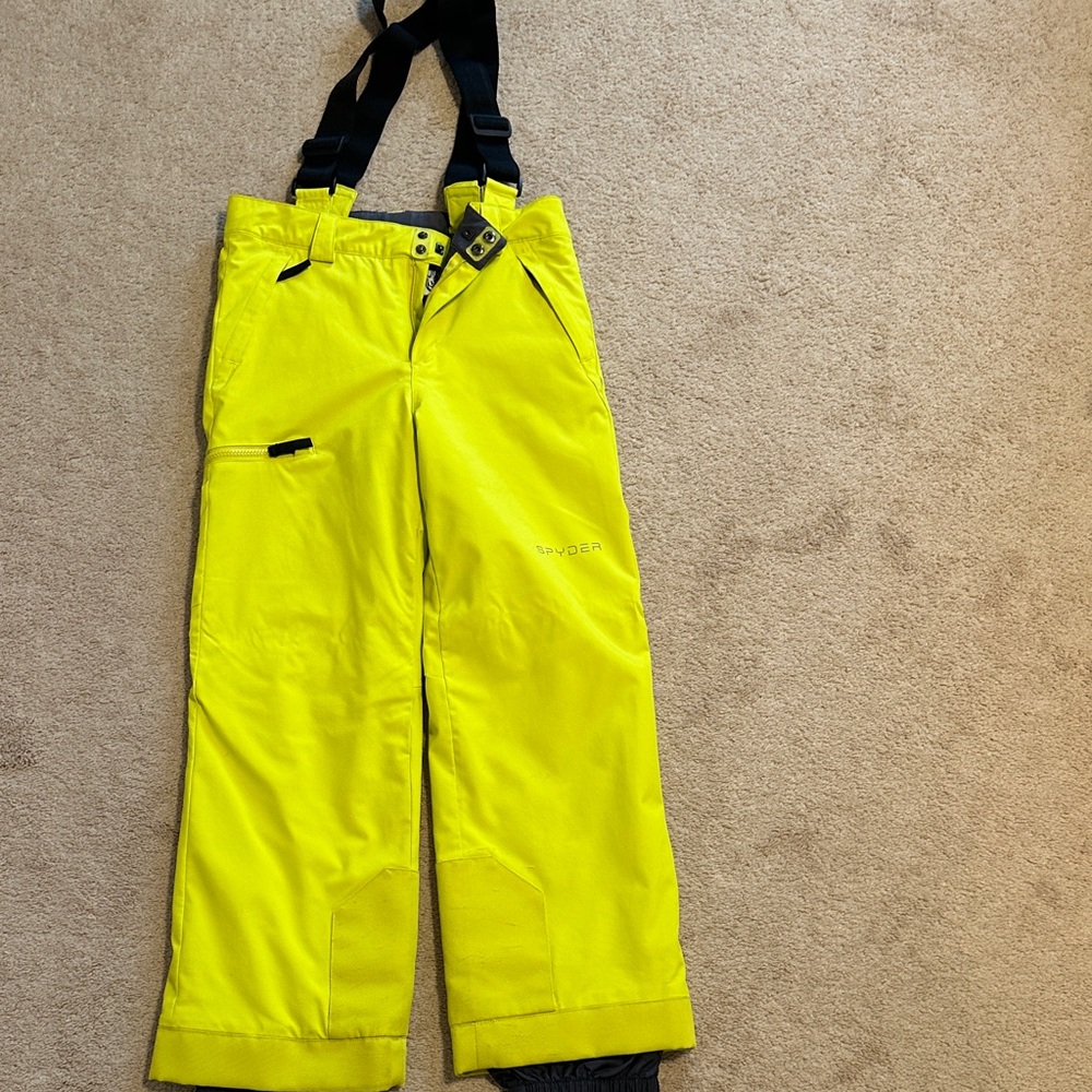Spyder Kids Yellow Snow Pants